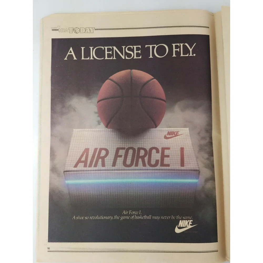 RARE 1983 NBA Today Newspaper Magazine Basketball New Jersey NETS Vtg 80s 1980s